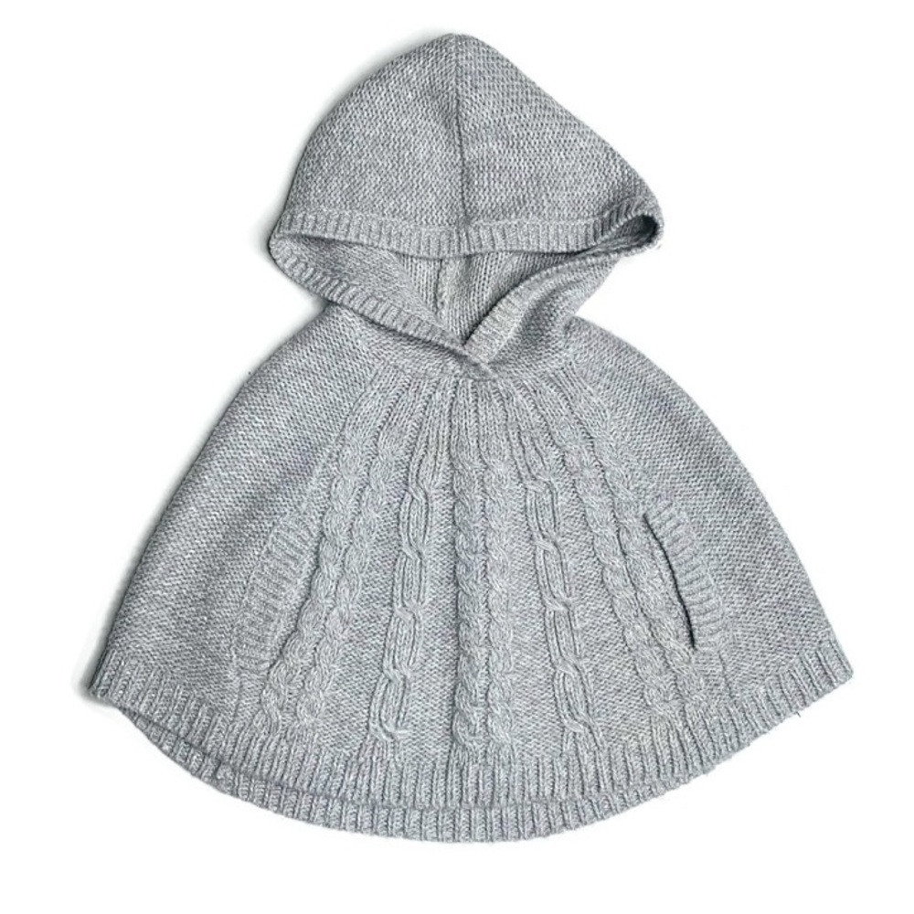 Oshkosh baby girls 2Y hooded cape sweater